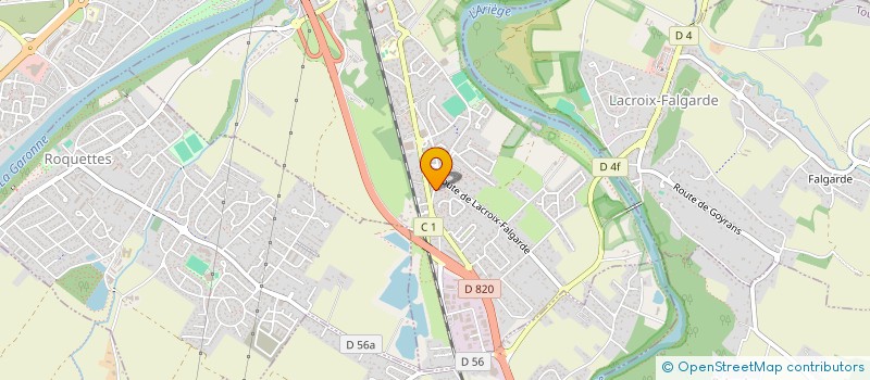 localisation de l'entreprise LIDE 31  PINSAGUEL