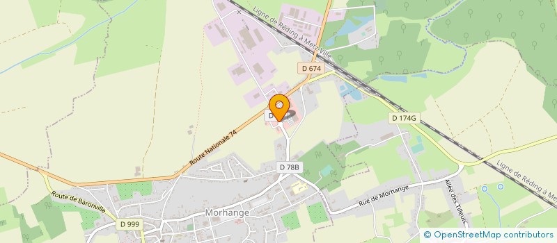 localisation de l'entreprise LIDE à MORHANGE