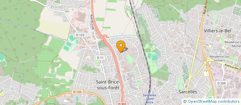 localisation de l'entreprise LIDE à SAINT-BRICE-SOUS-FORET