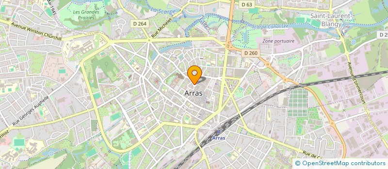 localisation de l'entreprise LIDEAL à ARRAS