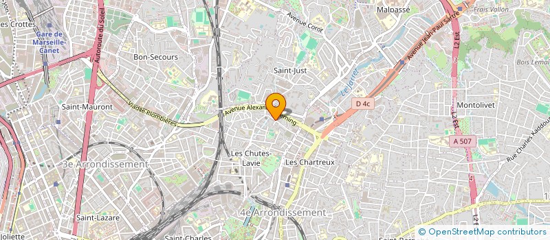 localisation de l'entreprise LIDECO à MARSEILLE