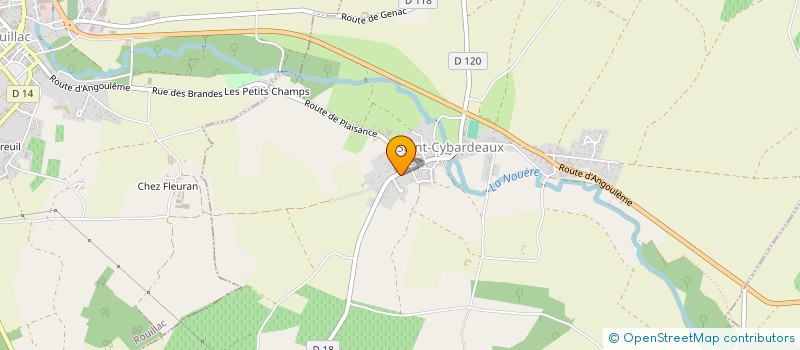 localisation de l'entreprise LIDEME à SAINT-CYBARDEAUX