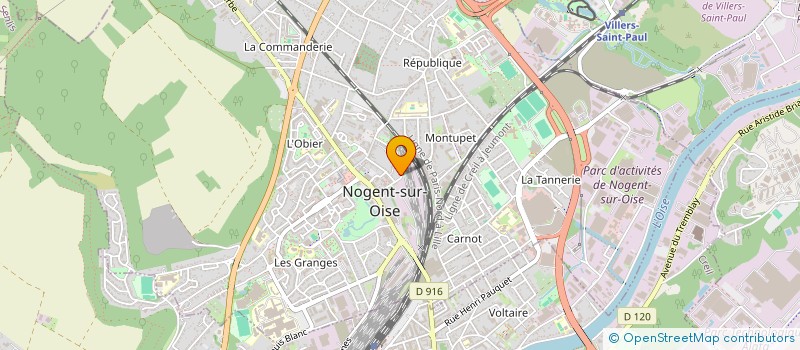 localisation de l'entreprise LIDEN  NOGENT-SUR-OISE