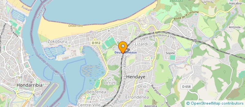 localisation de l'entreprise LIDEP CONSTRUCTION à HENDAYE