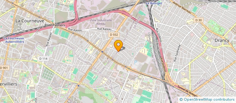 localisation de l'entreprise LIDER à LA COURNEUVE