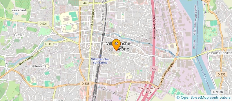 localisation de l'entreprise LIDER IMMOBILIER  VILLEFRANCHE-SUR-SAONE