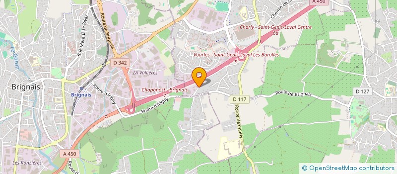localisation de l'entreprise LIDERING  SAINT-GENIS-LAVAL