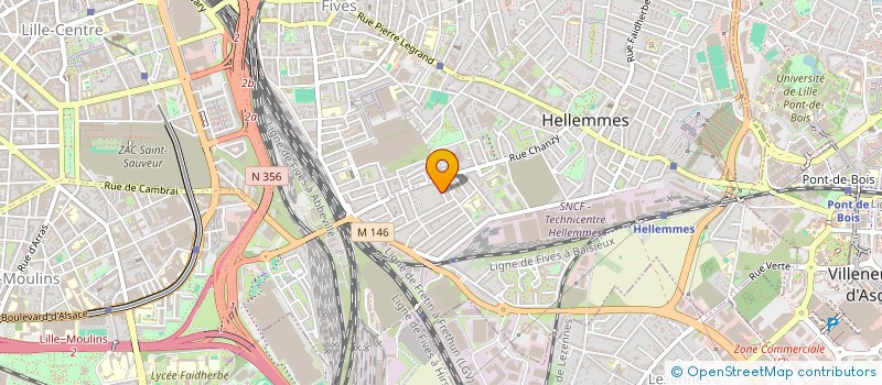 localisation de l'entreprise LIDI à LILLE