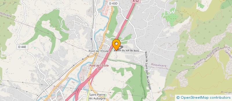 localisation de l'entreprise LIDIA  ROQUEVAIRE