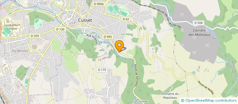 localisation de l'entreprise LIDIMELI à CUSSET