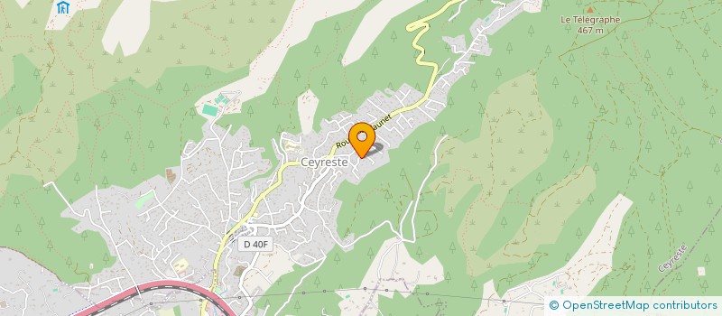 localisation de l'entreprise LIDIS à CEYRESTE
