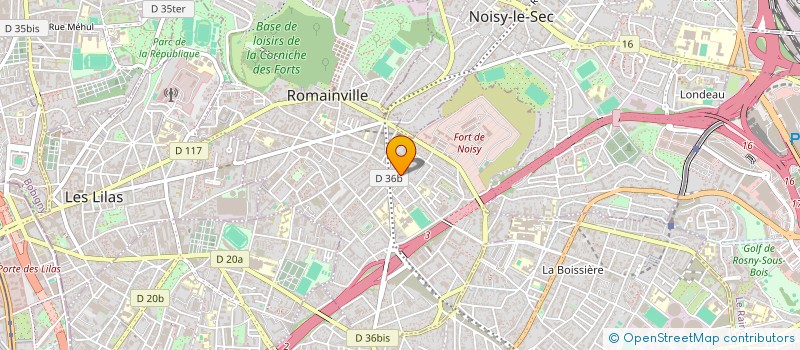 localisation de l'entreprise LIDO PIZZA  ROMAINVILLE