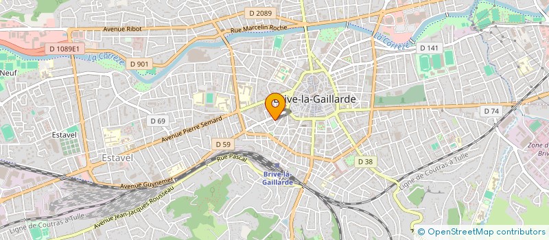 localisation de l'entreprise LIDON  BRIVE-LA-GAILLARDE