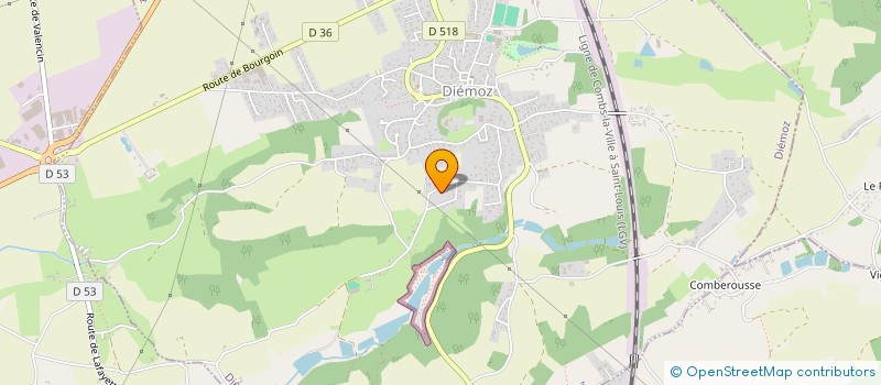 localisation de l'entreprise LIDON  DIEMOZ