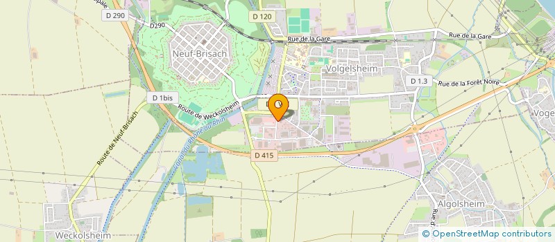 localisation de l'entreprise LIDY  VOLGELSHEIM