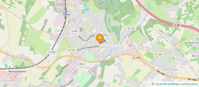 localisation de l'entreprise LIDY SARL  RIVES