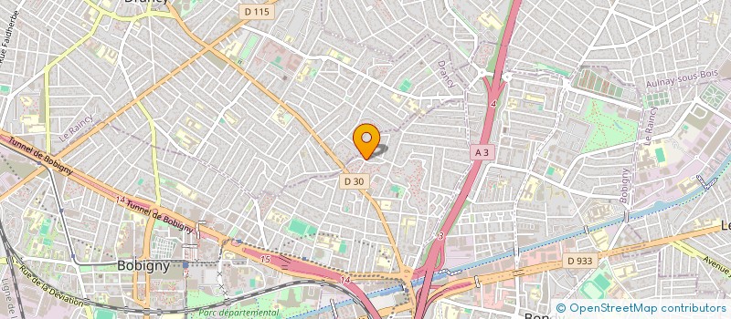 localisation de l'entreprise LIDY SERVICES à BOBIGNY