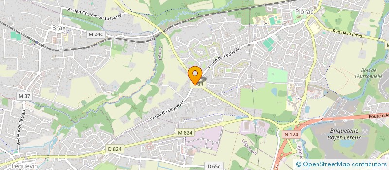 localisation de l'entreprise LIE  PIBRAC