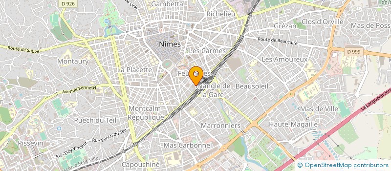 localisation de l'entreprise LIEB ' ASSUR  NIMES