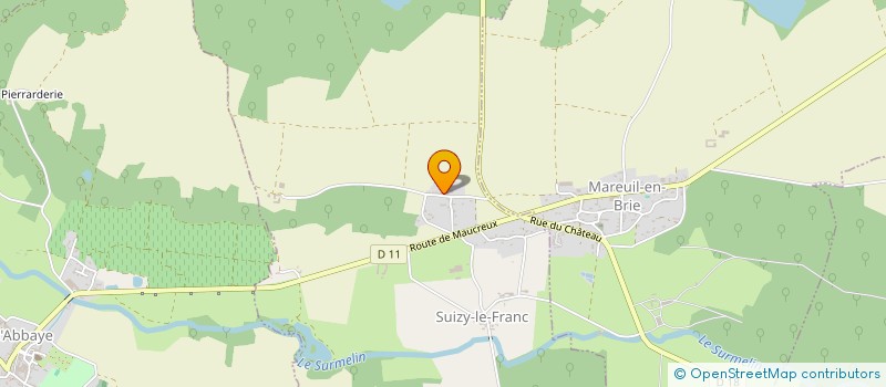 localisation de l'entreprise LIEBART TERRASSEMENT  SUIZY-LE-FRANC