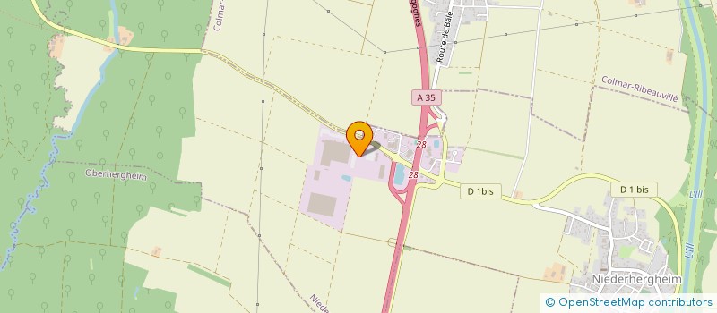 localisation de l'entreprise LIEBHERR DISTRIBUTION ET SERVICES FRANCE SAS  NIEDERHERGHEIM