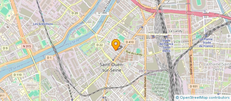 localisation de l'entreprise LIEDEKERKE à SAINT-OUEN-SUR-SEINE
