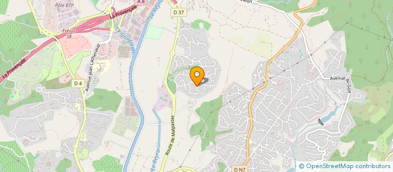 localisation de l'entreprise LIEFJE à FREJUS