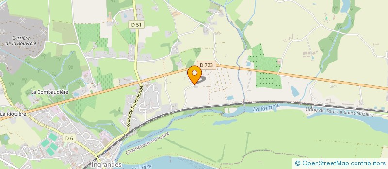 localisation de l'entreprise LIEGARD-ALUSSE  VAL D'ERDRE-AUXENCE