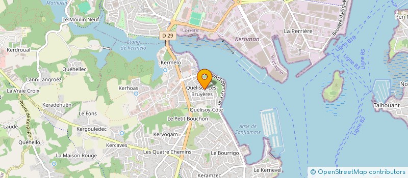 localisation de l'entreprise LIEGE  LARMOR-PLAGE