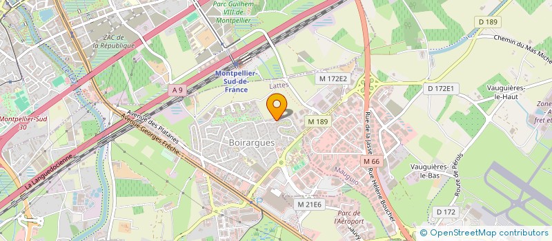 localisation de l'entreprise LIEGE'IMMO  LATTES