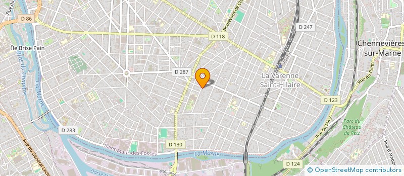 localisation de l'entreprise LIEGE IMMOBILIER à SAINT-MAUR-DES-FOSSES