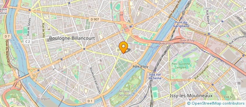 localisation de l'entreprise LIEGE-PARIS à BOULOGNE-BILLANCOURT