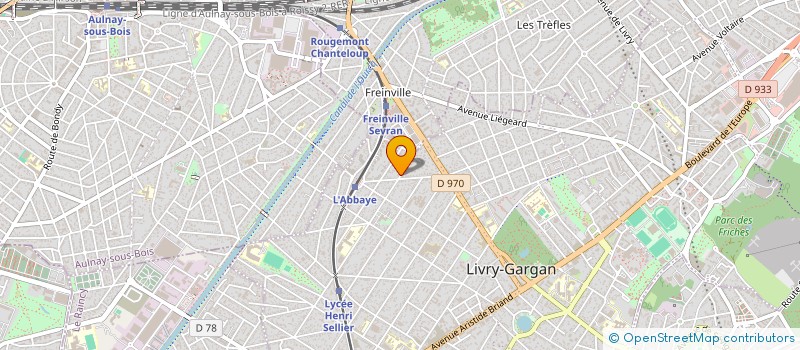 localisation de l'entreprise LIEGEARD à LIVRY-GARGAN