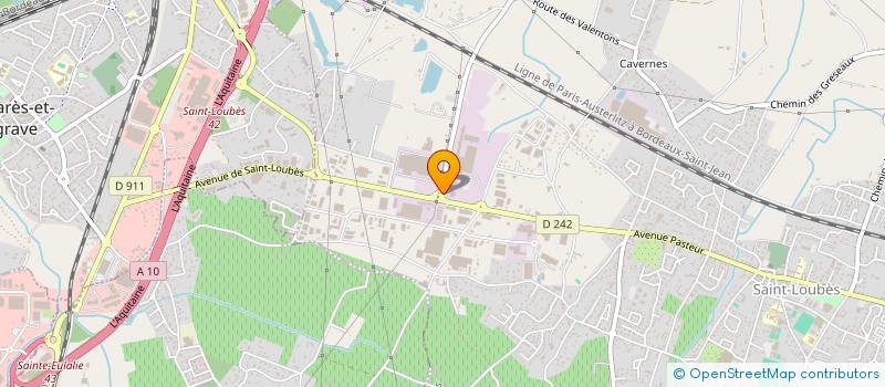 localisation de l'entreprise LIEGES OPTIMA  SAINT-LOUBES