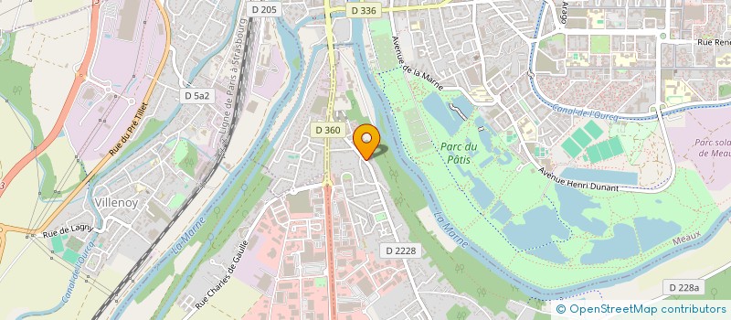 localisation de l'entreprise LIEL à NANTEUIL-LES-MEAUX