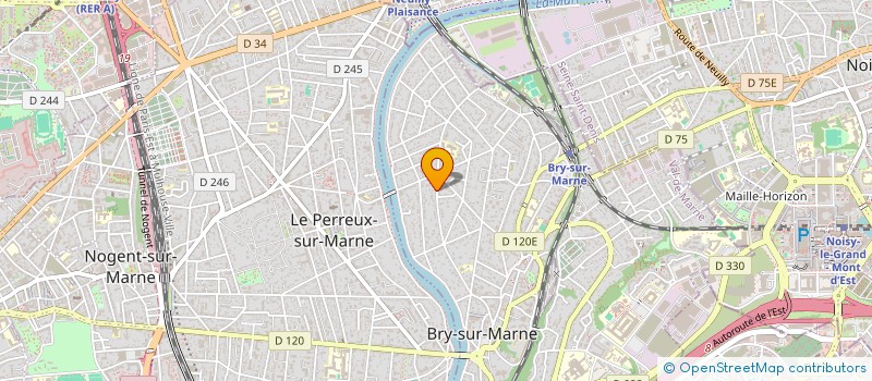 localisation de l'entreprise LIEL à BRY-SUR-MARNE