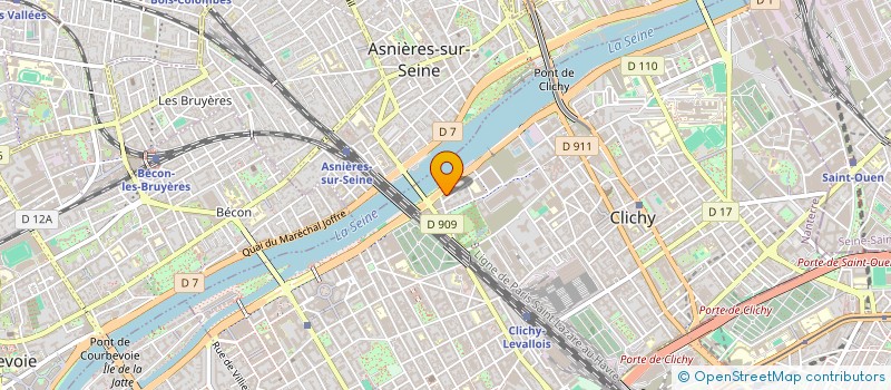 localisation de l'entreprise LIEL CONSULTING à CLICHY