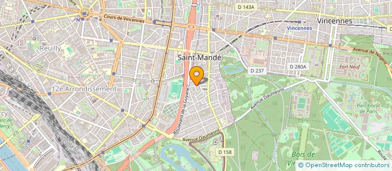 localisation de l'entreprise LIEL DIGITAL à SAINT-MANDE