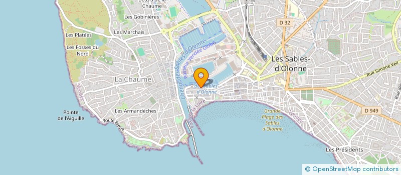 localisation de l'entreprise LIELAS à LES SABLES D'OLONNE