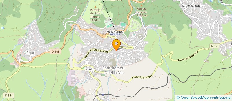 localisation de l'entreprise LIELYDIRA  FONT-ROMEU-ODEILLO-VIA