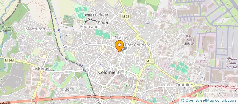 localisation de l'entreprise LIEM à COLOMIERS