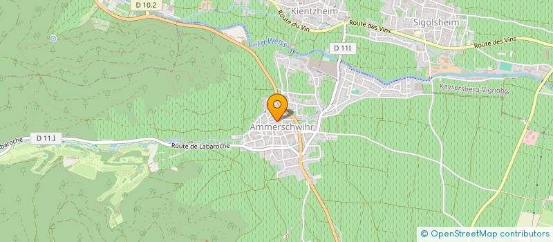 localisation de l'entreprise LIEMY  AMMERSCHWIHR