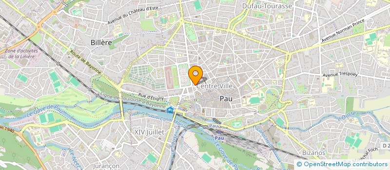 localisation de l'entreprise LIEN ACTION CONSEIL INGENIERIE SOCIALE à PAU