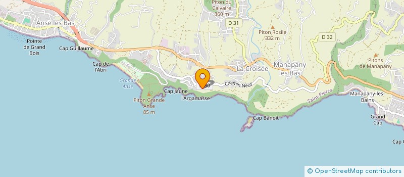 localisation de l'entreprise LIEN ASSOCIATIF SOLIDAIRE ET SOCIAL OUVERT DU SUD  PETITE-ILE