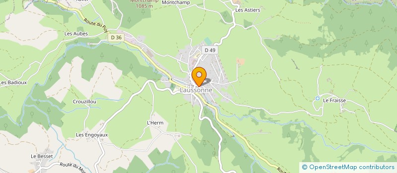 localisation de l'entreprise LIEN CREATION à LE MONASTIER-SUR-GAZEILLE