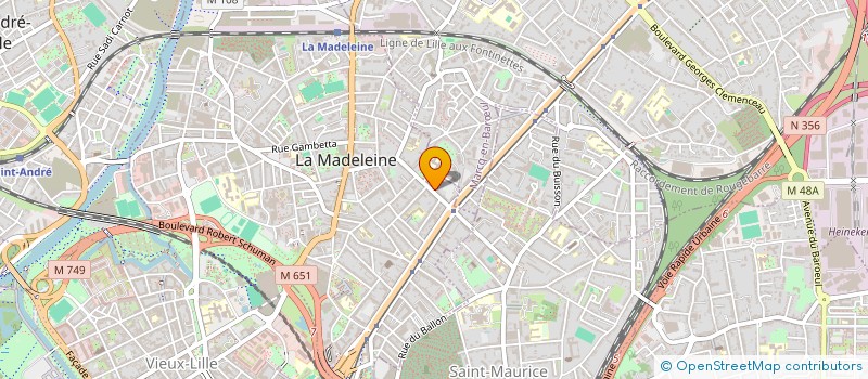 localisation de l'entreprise LIEN D2 à LA MADELEINE