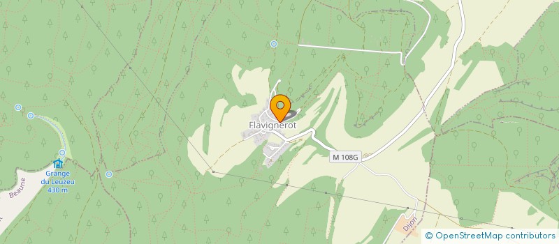 localisation de l'entreprise LIEN DE VIE  FLAVIGNEROT