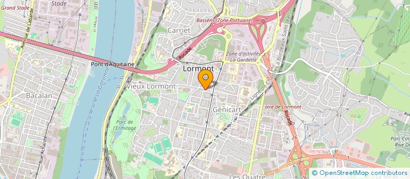 localisation de l'entreprise LIEN INTERIM INSERTION  LORMONT