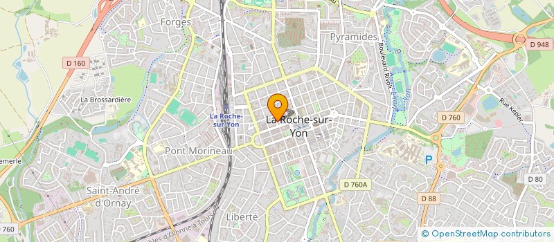 localisation de l'entreprise LIEN MECANIQUE OSTEOPATHIQUE (LMO) à LA ROCHE-SUR-YON