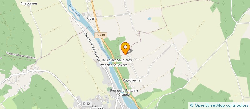 localisation de l'entreprise LIEN NATURE ETCETERA  BONNEUIL-MATOURS